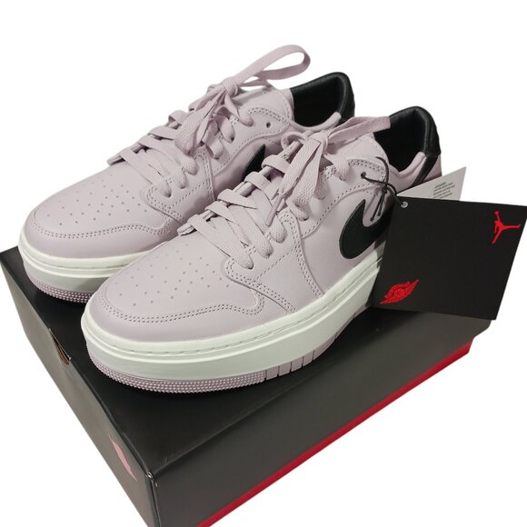Nike Air Jordan 1 Elevate Low, New with Box, Iced Lilac/Black, Women's Size 9.5 - Picture 2 of 16